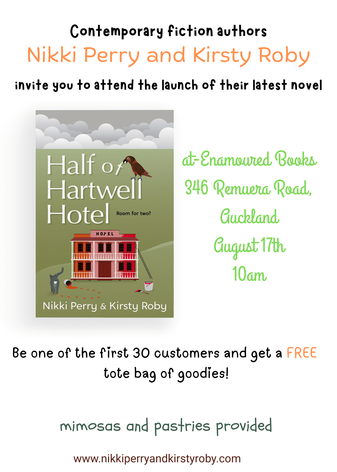 Half of Hartwell Hotel book launch