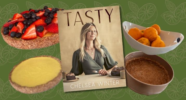 Tasty book cover for article